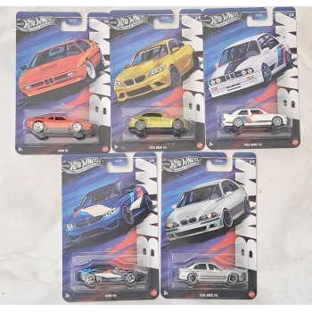 Hot Wheels 1:64 Zestaw BMW Series 2025 - 5 szt